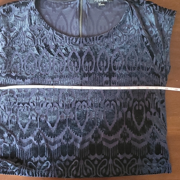 Velvet burnout top - Picture 8 of 10